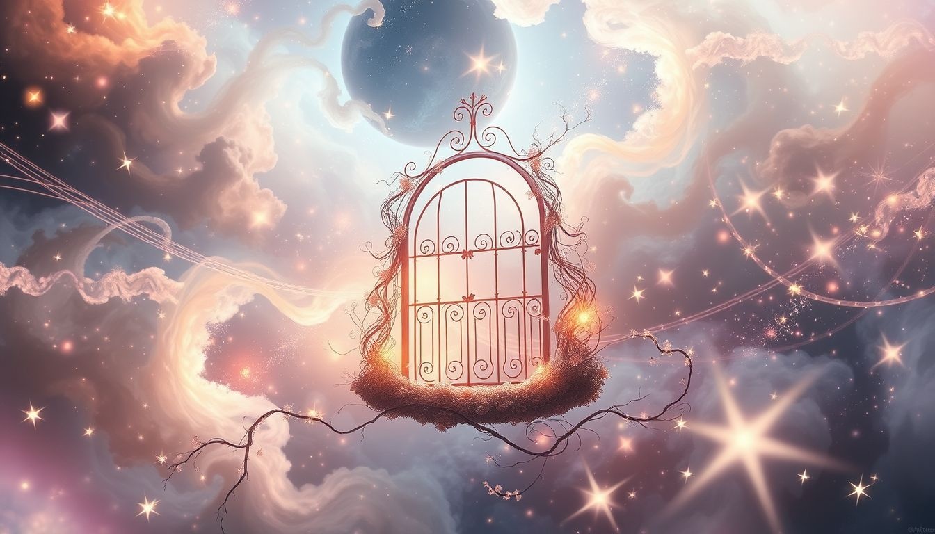 Een hek in de tuin symboliseert persoonlijke grenzen en bescherming.