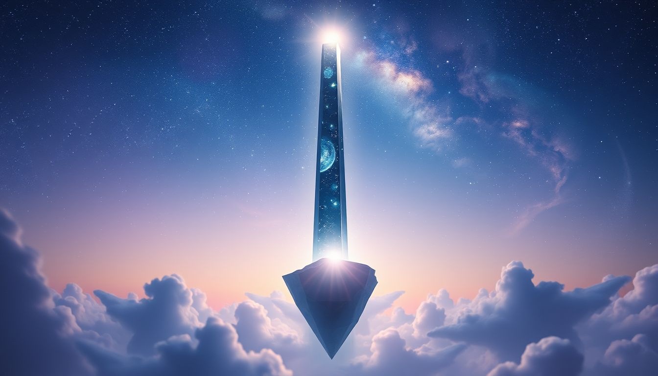 Een obelisk symboliseert in dromen vaak spirituele verlichting en kracht.