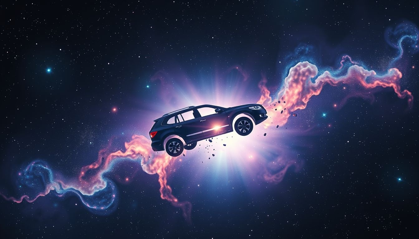 Een auto-ongeluk droom symboliseert vaak controleverlies in het leven.