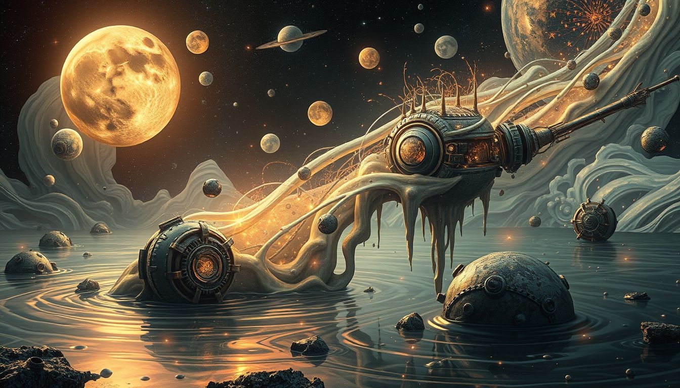 Vies water in dromen waarschuwt voor schadelijke invloeden op machines.