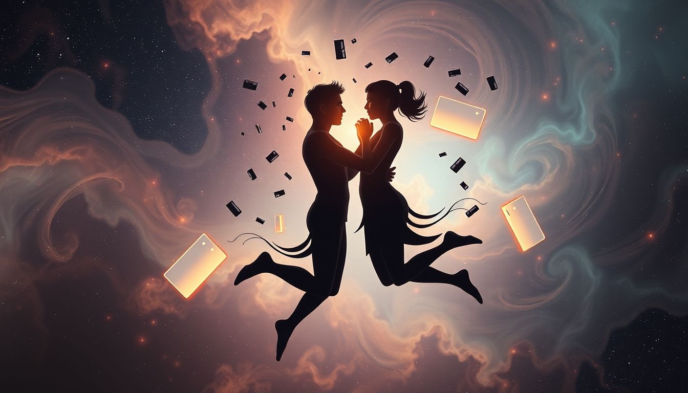 Ruzie over creditcard in droom weerspiegelt financiële onzekerheid en stress.