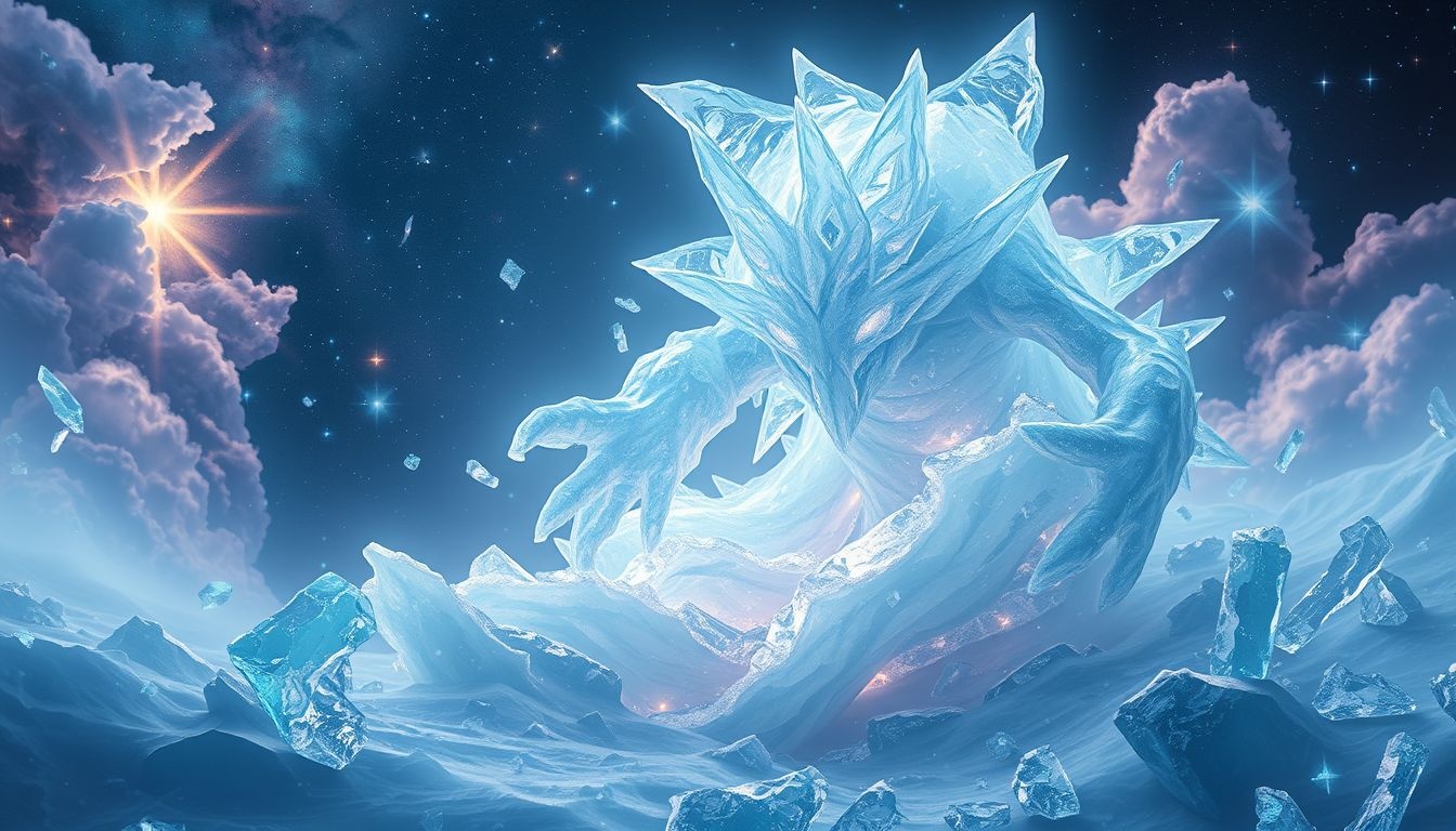 Een ijsmonster symboliseert vaak onderdrukte emoties en koude afstand.
