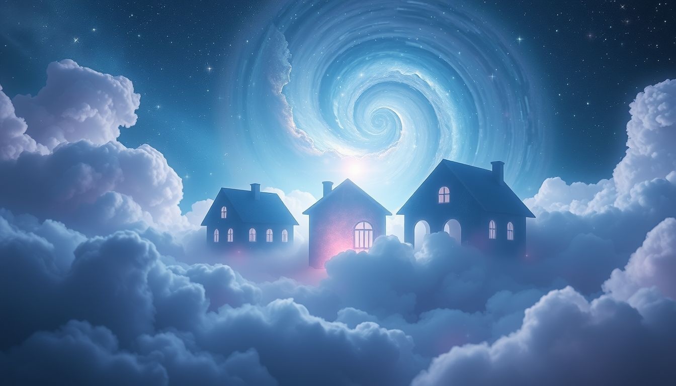 Een bekend nieuw huis symboliseert herkenning en toekomstgerichte beslissingen.