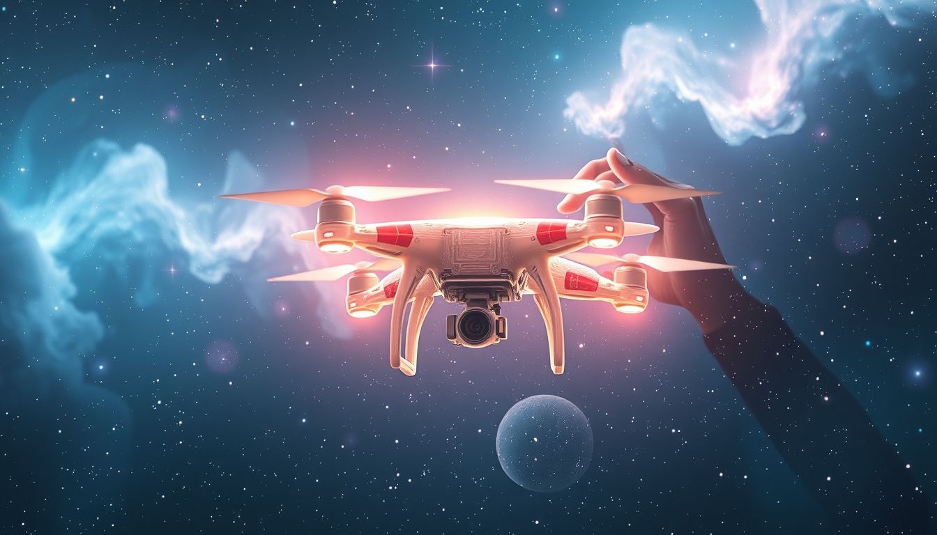 Een drone bedienen symboliseert controle over onverwachte situaties.