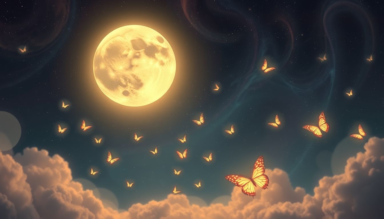 Droom 28 symboliseert bescherming en mysterie onder maanlicht.