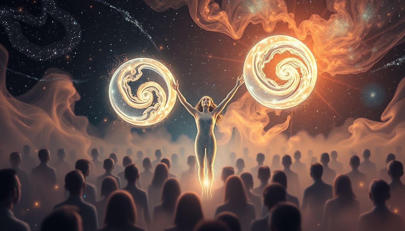 Droom 3 symboliseert kracht tonen voor bewonderend publiek.