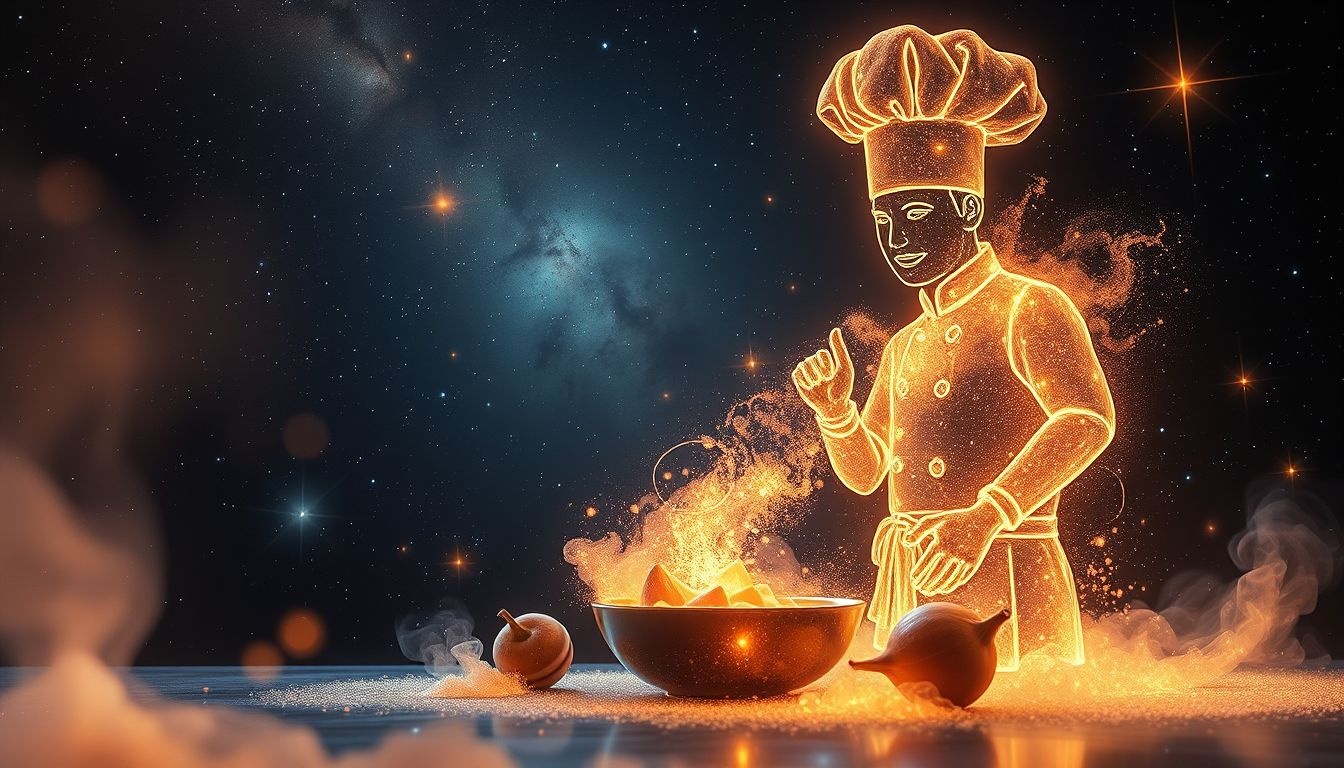 Droom 30 symboliseert onzekerheid door fouten van een kok.