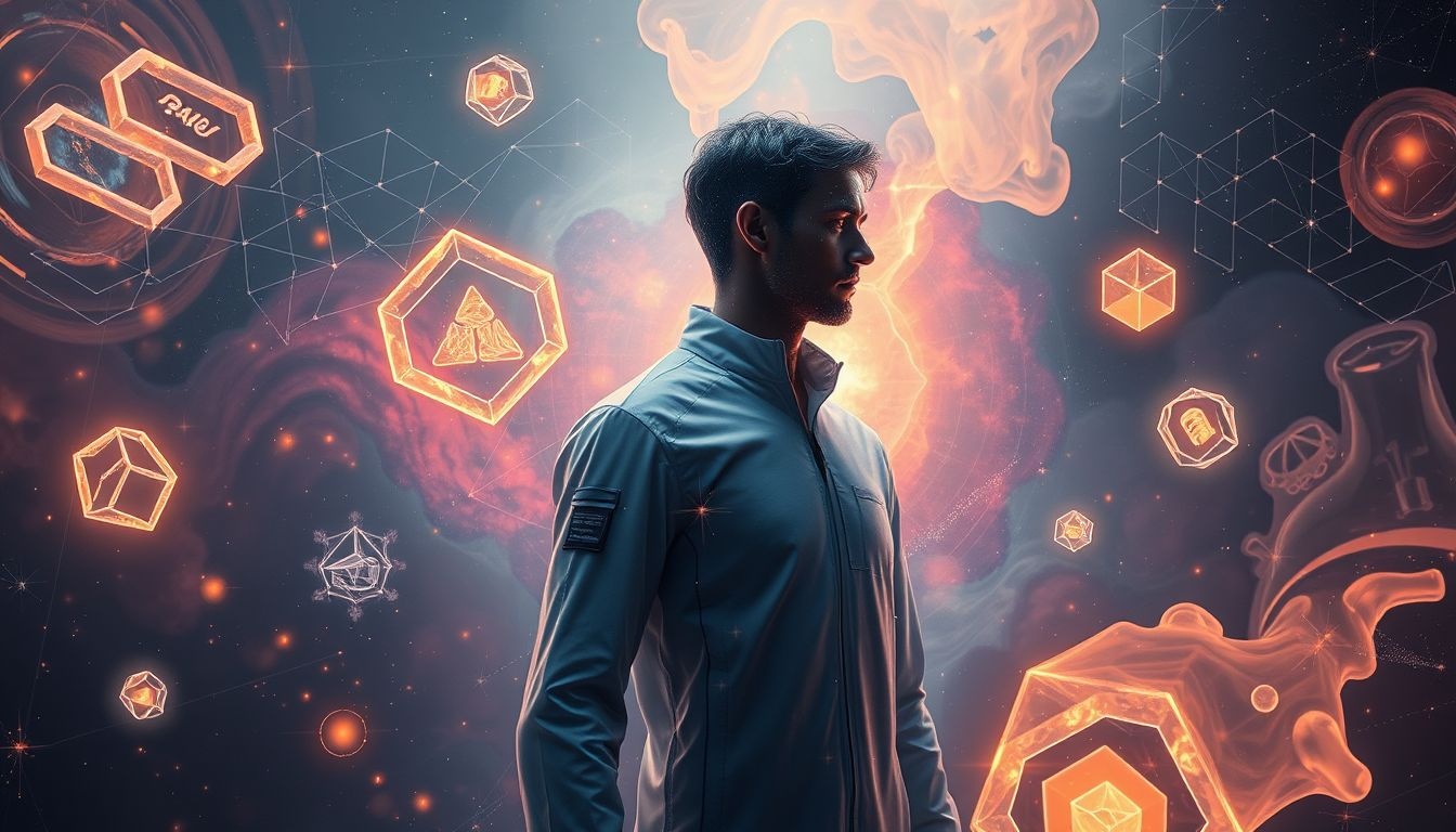 Een technicus in afvalverwerking symboliseert verwerking van emoties.