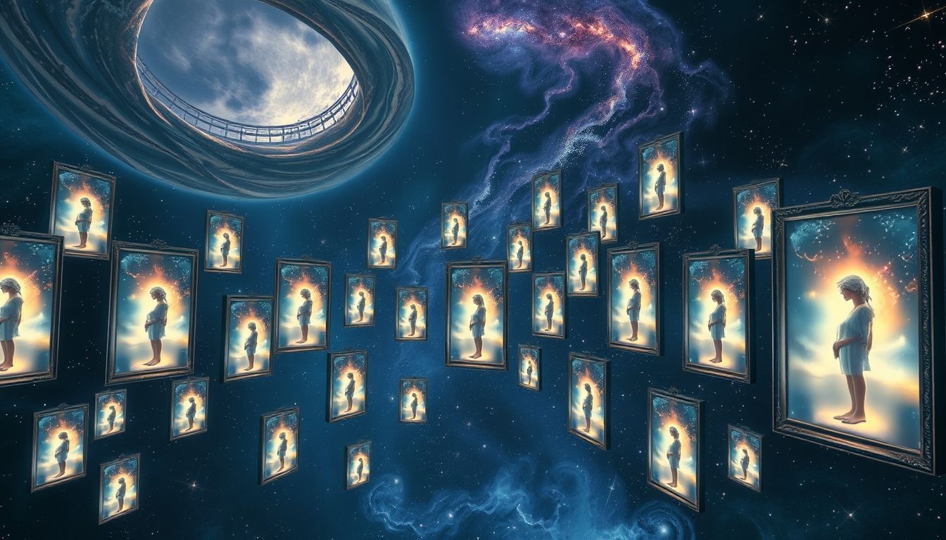 Een museum vol foto's symboliseert je zoektocht naar zelfbegrip.
