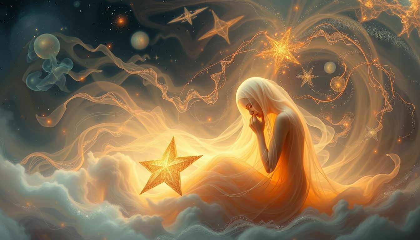 Een verdrietige gifdode symboliseert onderdrukte emoties en innerlijk conflict.