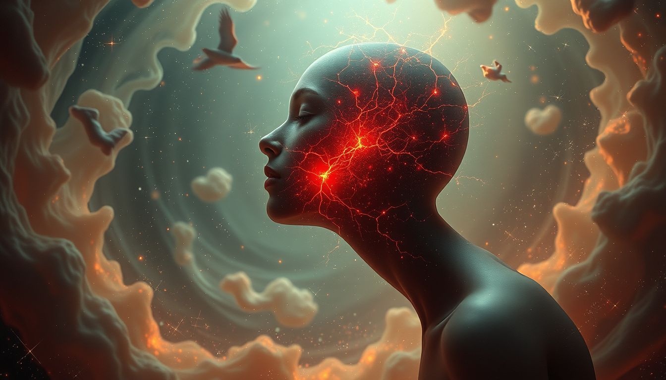 Een bloedende huid in dromen symboliseert emotioneel kwetsbaarheid en pijn.