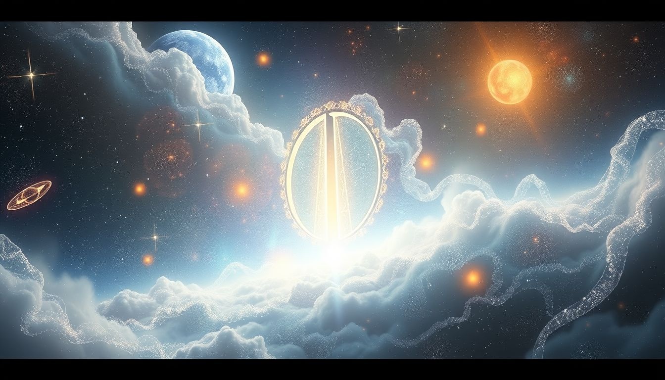 Een geopend hek symboliseert nieuwe kansen en vrijheidsgevoel.