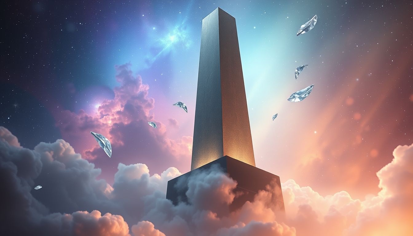 Een obelisk in droom symboliseert kracht en tijdloosheid.