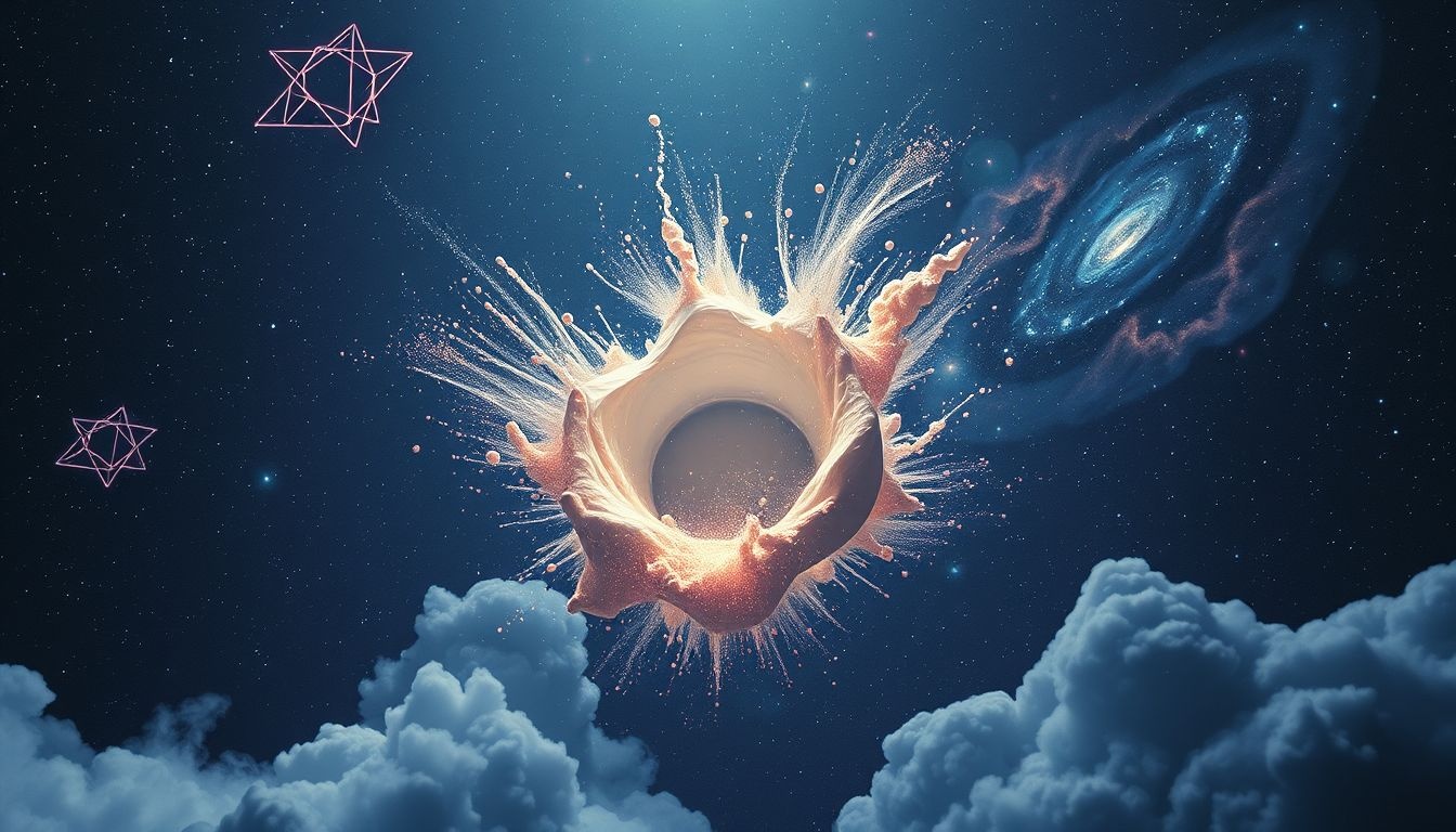 Een ontploffende stofzuiger symboliseert onderdrukte woede en spanning.