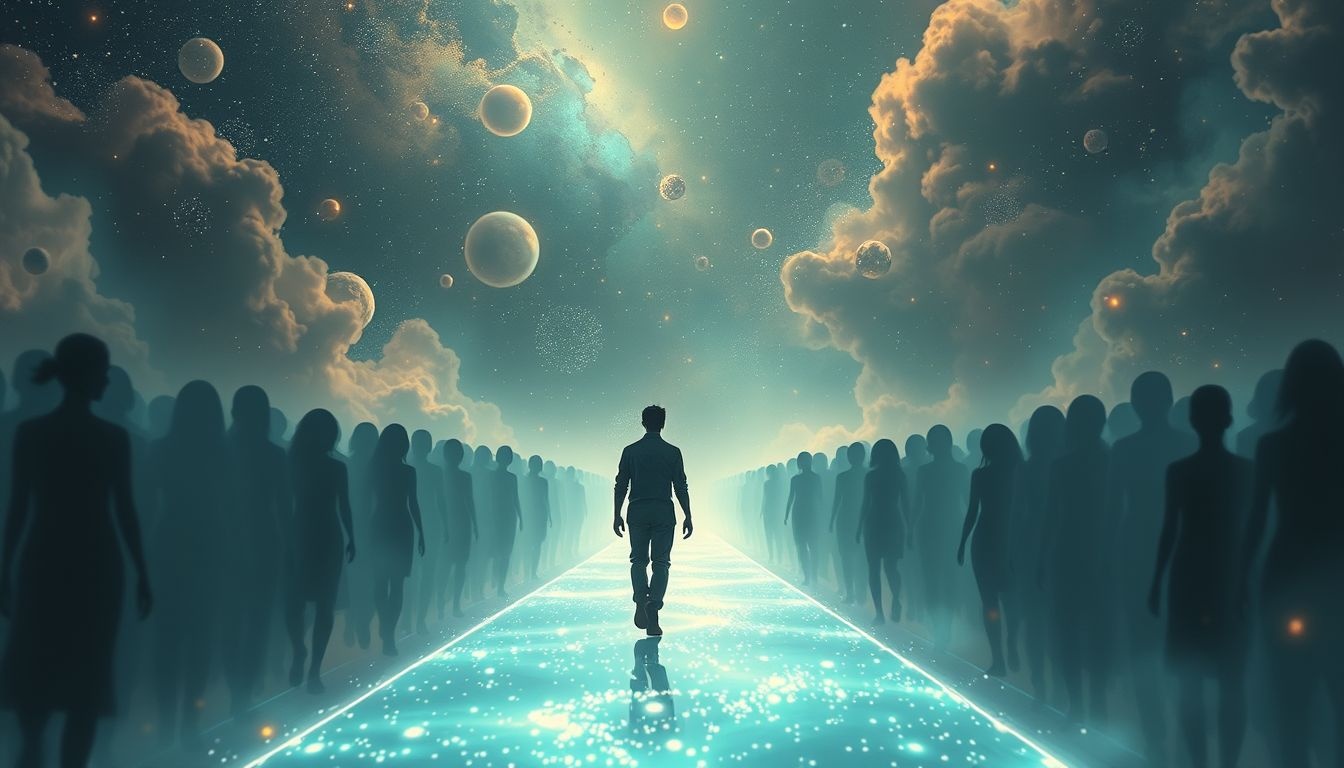 Wandelen in drukte symboliseert sociale onzekerheid en behoefte aan verbinding.