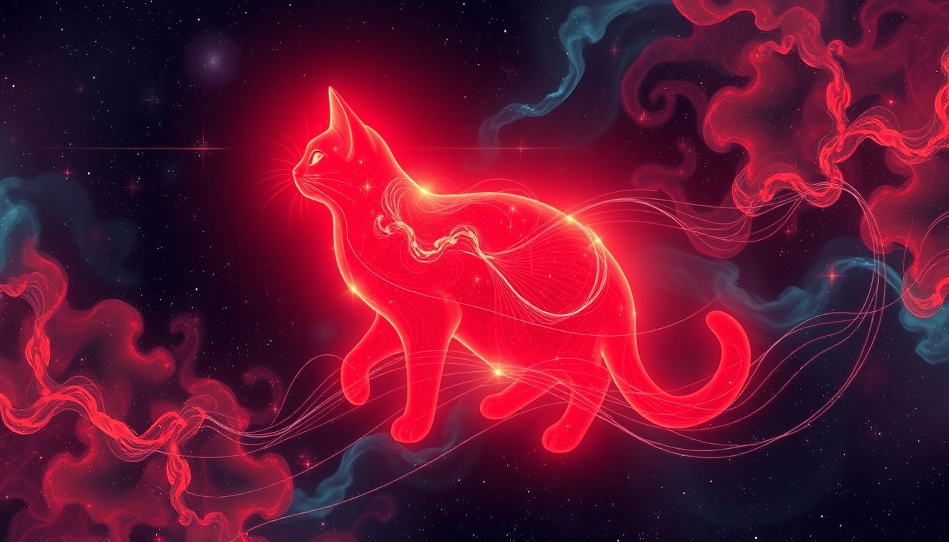 Een rode kat symboliseert passie en verborgen verlangens in dromen.