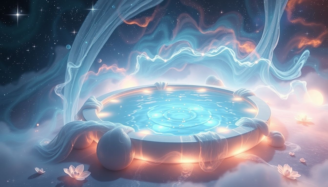 Een kuur in een spa symboliseert innerlijke heling en vernieuwing.