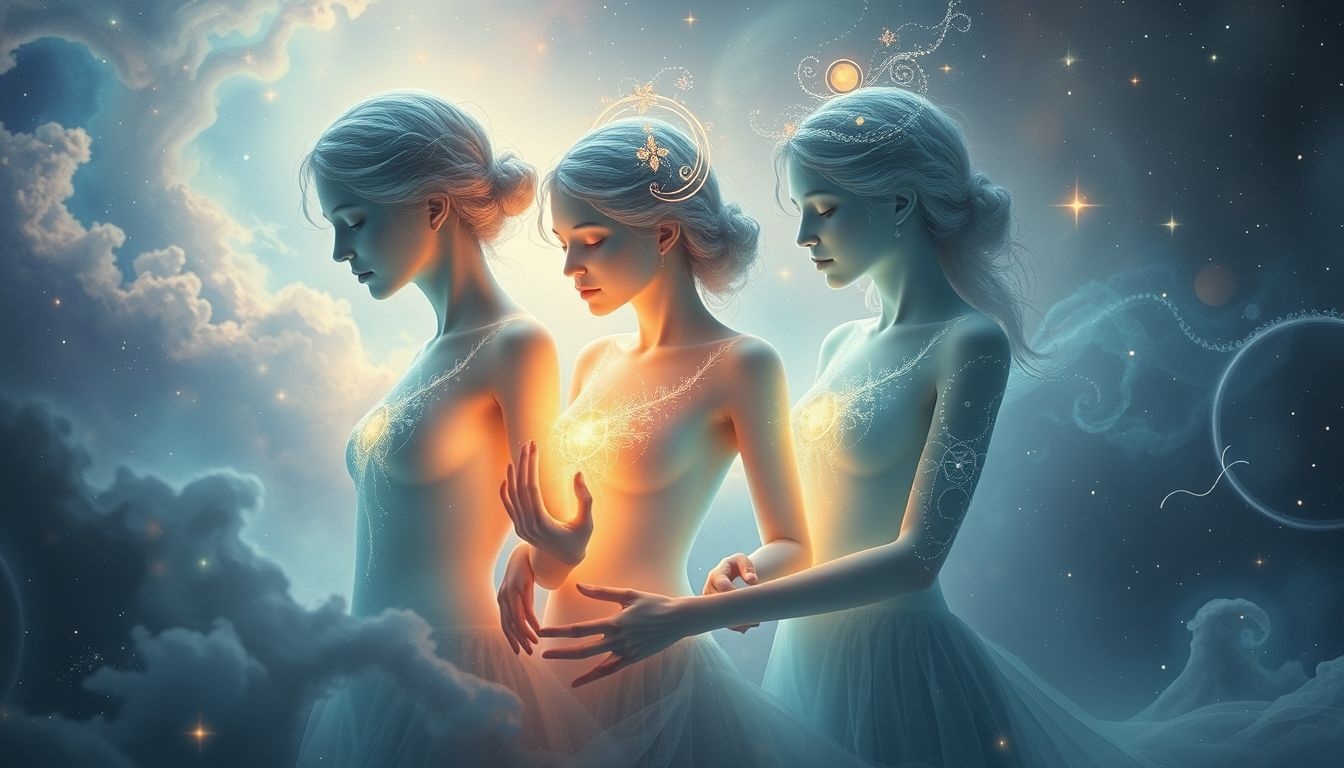 Dromen over drielingen met talenten symboliseren unieke persoonlijke kracht.