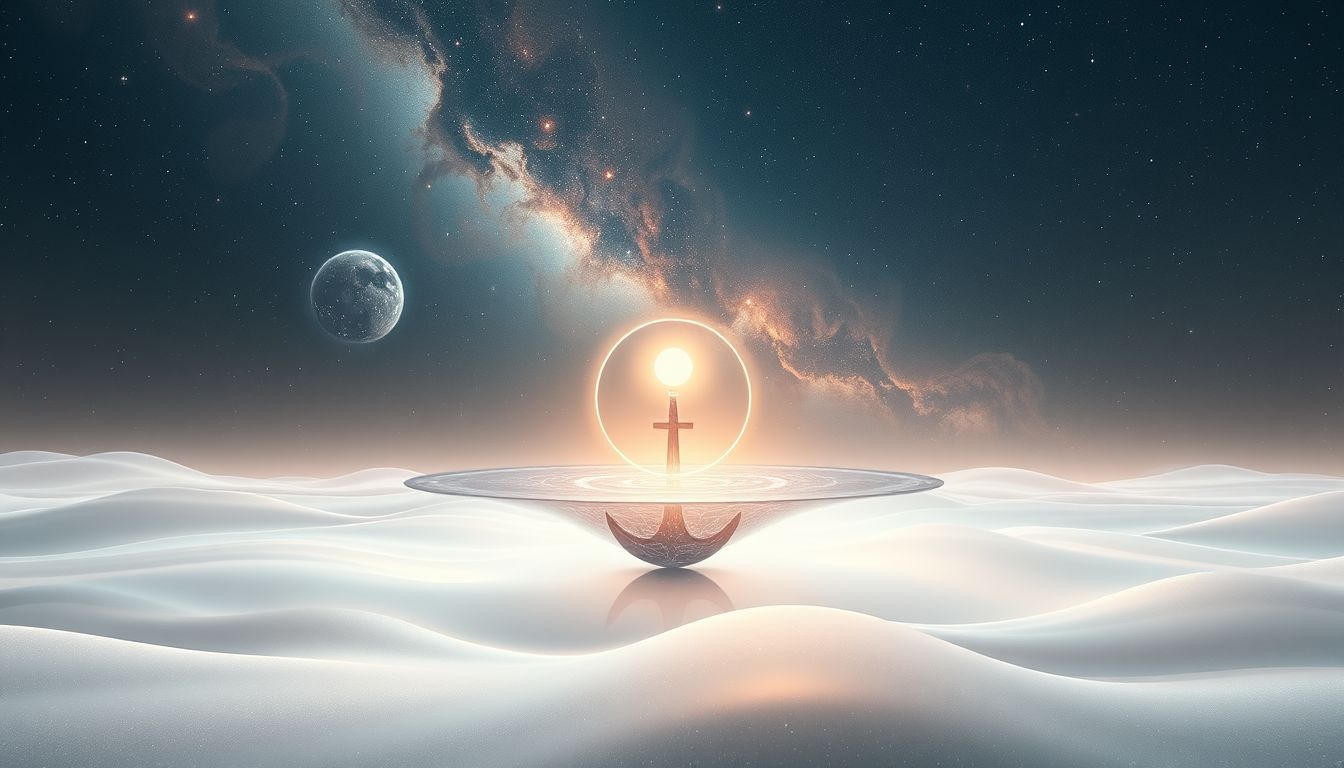 Een ondergronds meetpunt symboliseert verborgen inzichten en fundamenten.