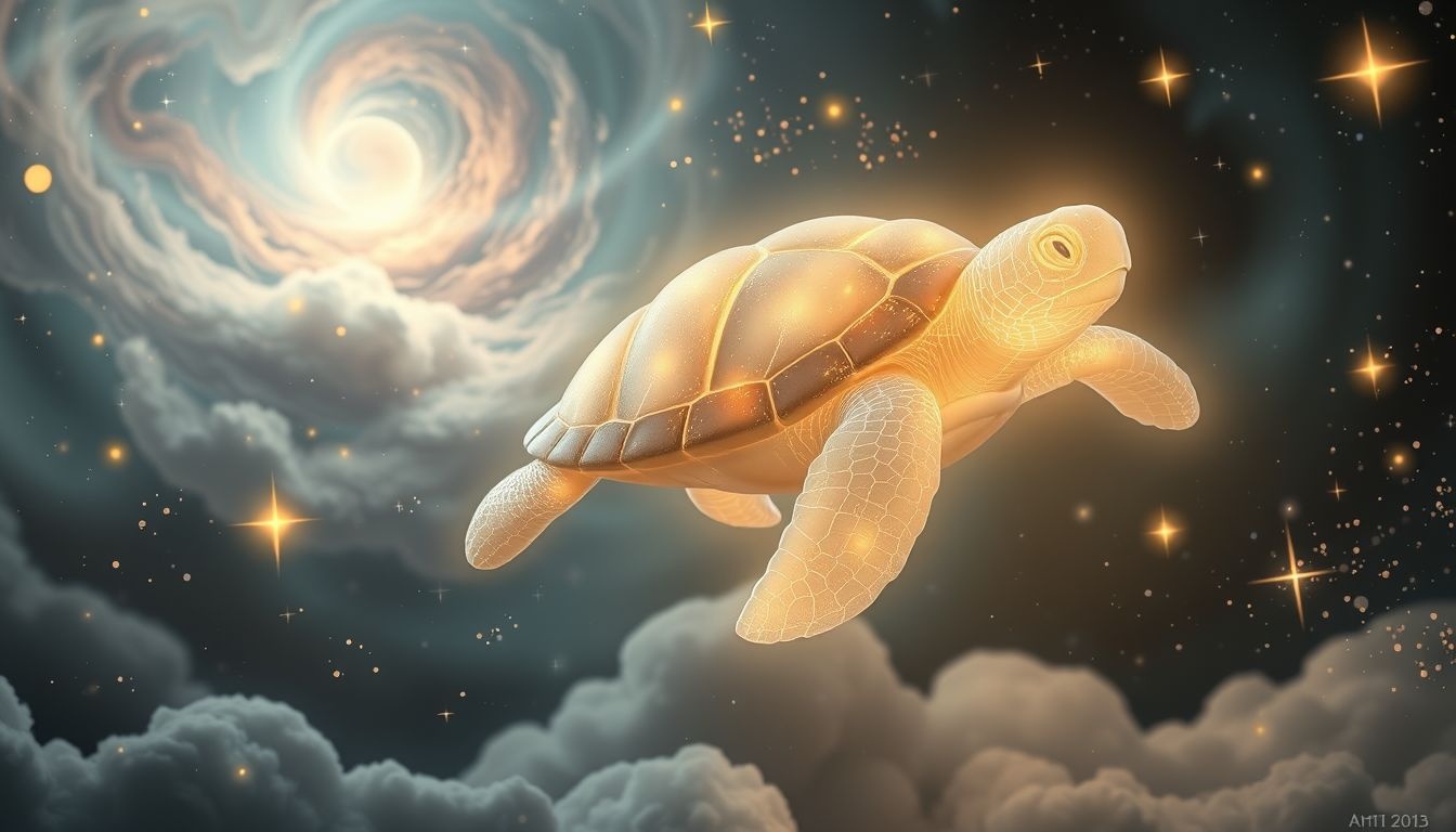 Een tamme schildpad symboliseert langdurig geduld en innerlijke rust.