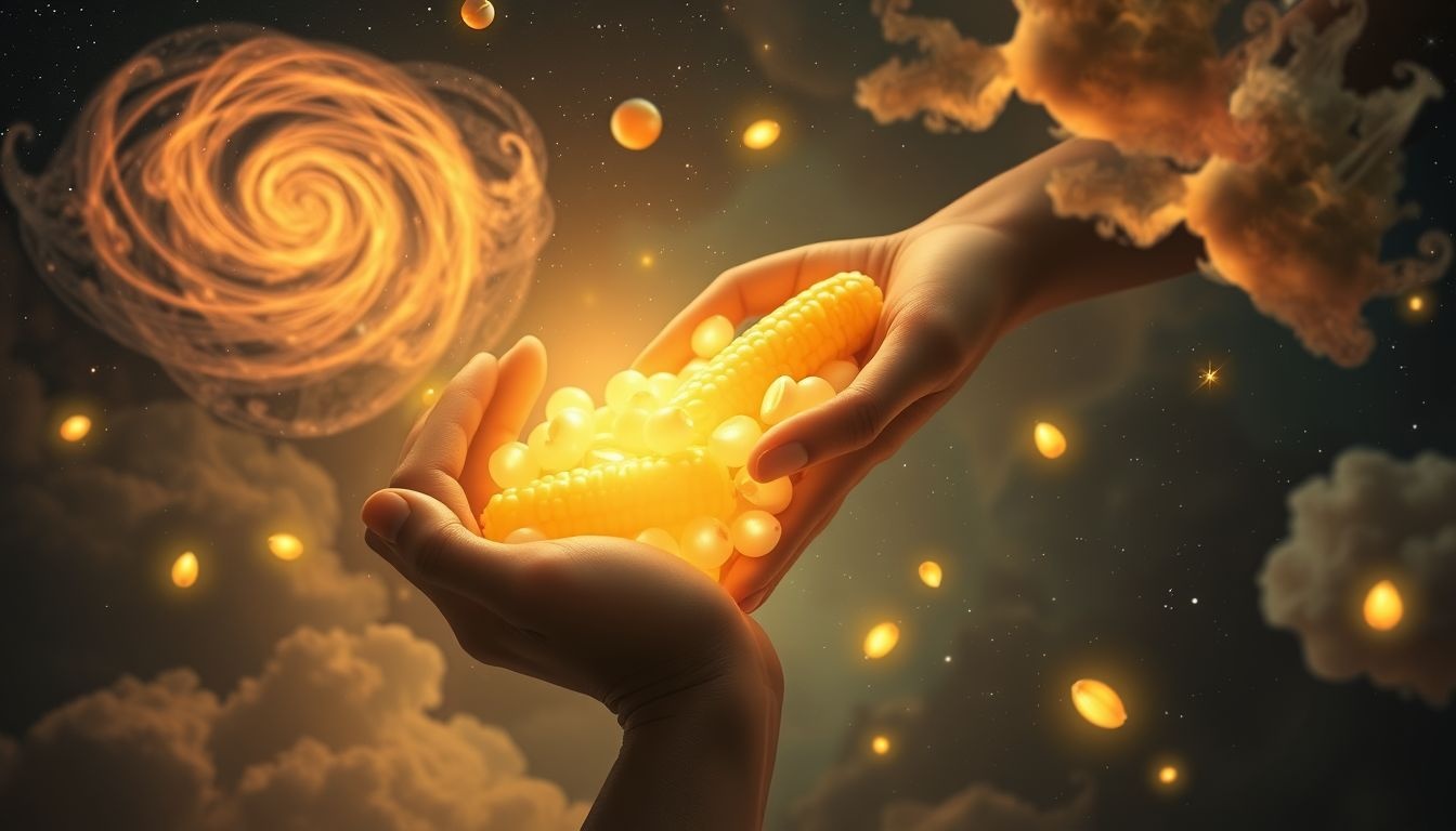 Dromen over maïsgrutten symboliseren overvloed en nieuwe kansen.