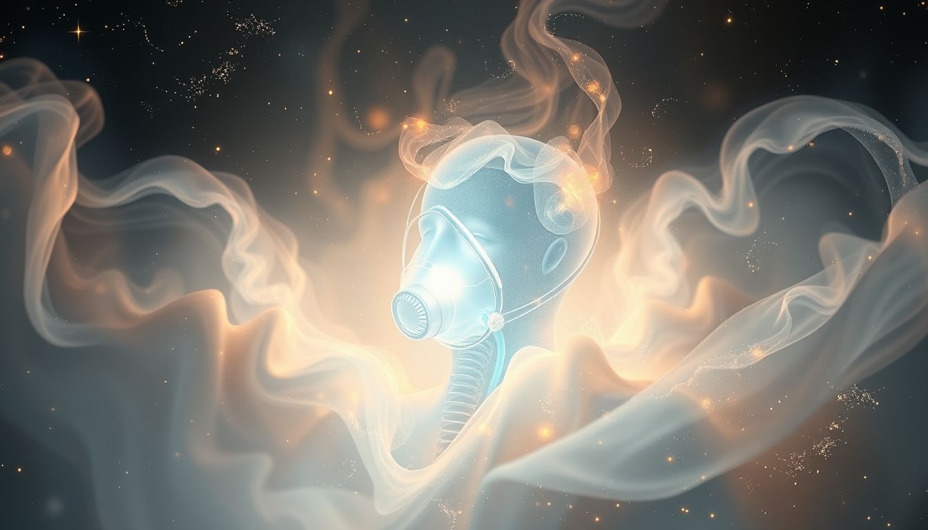 Een zuurstofmasker symboliseert levensverandering en genezing in dromen.