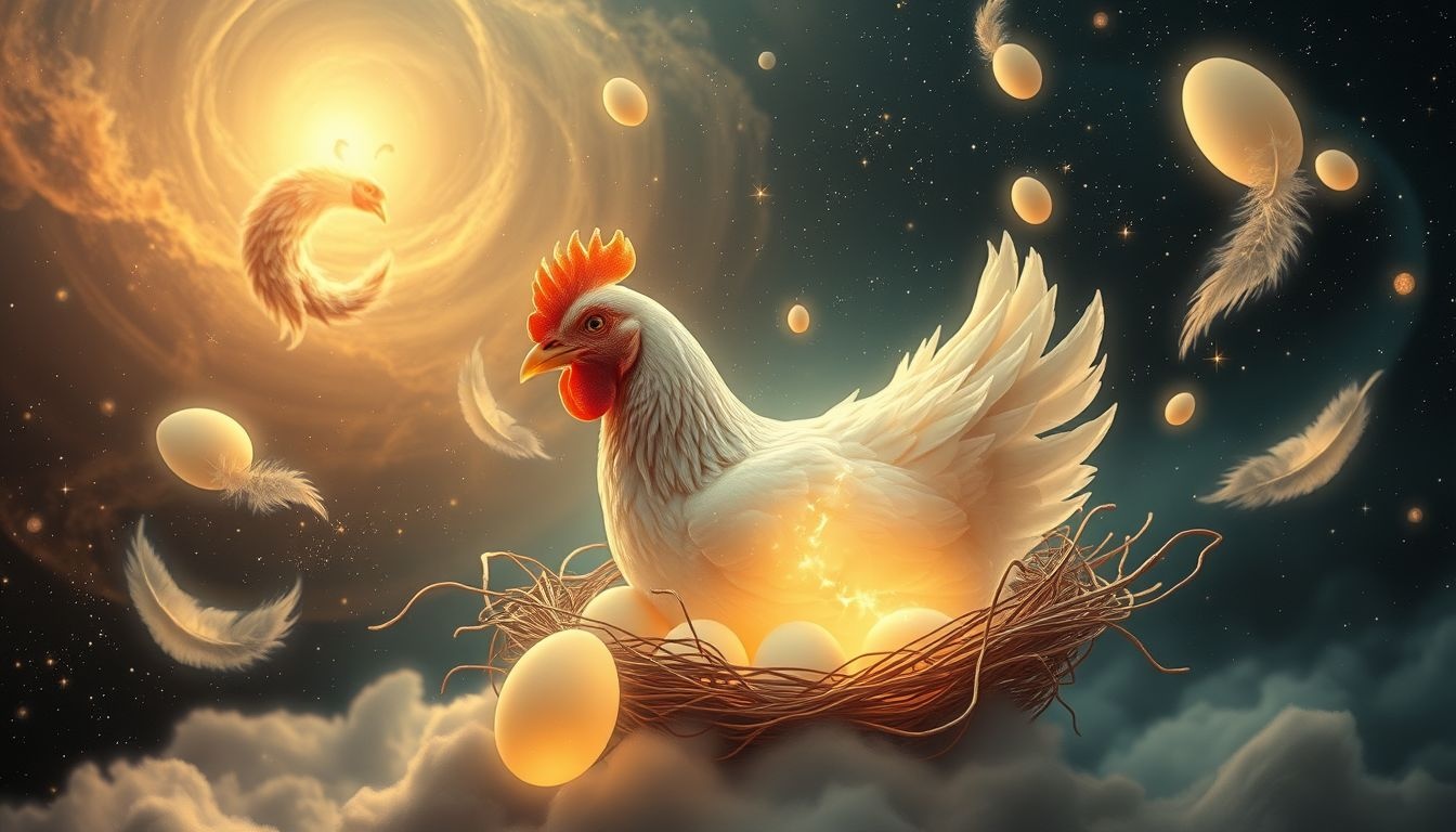 Dromen over een broedende hen symboliseren zorg en bescherming.