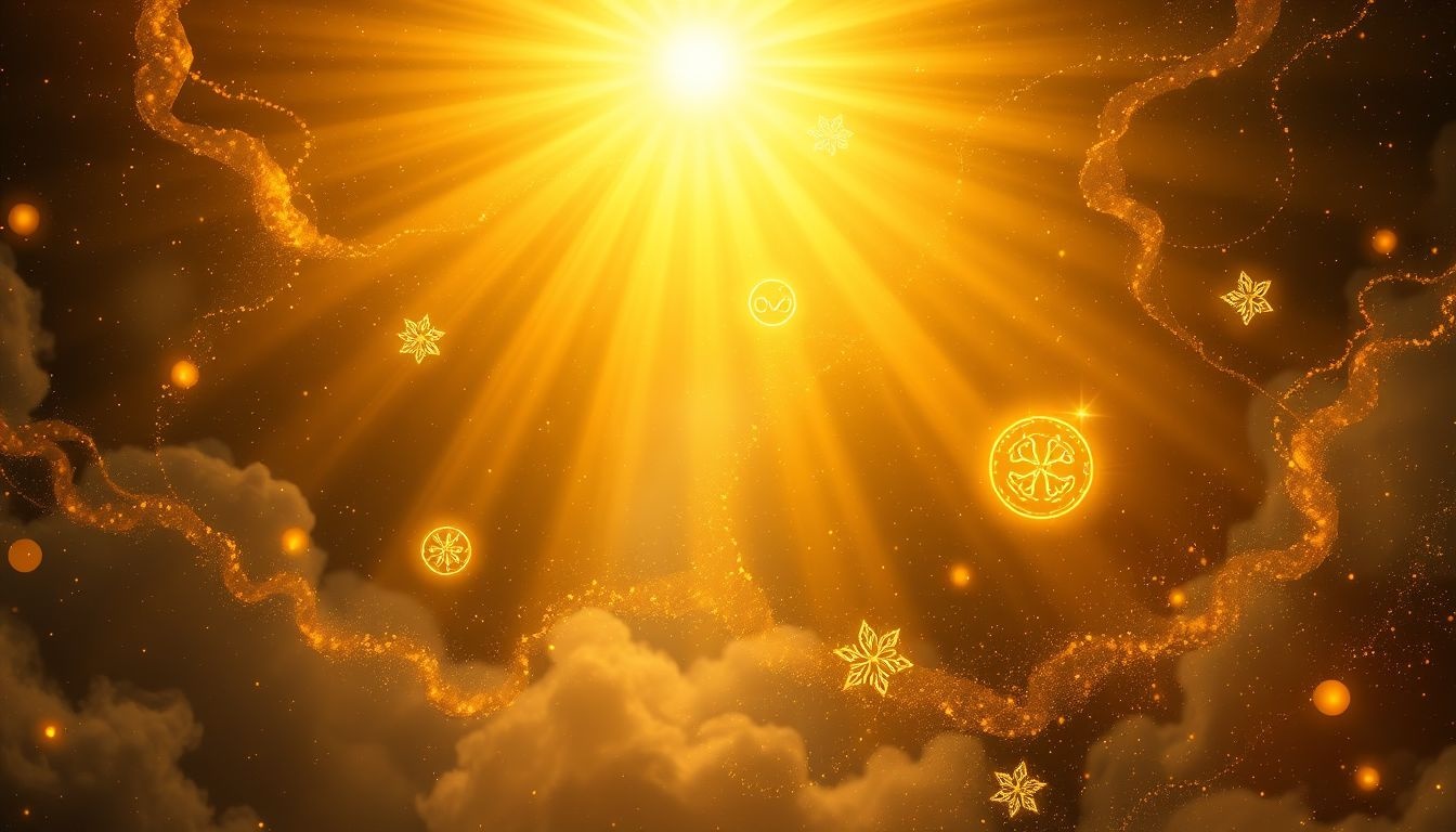 Zonnestralen in dromen symboliseren vaak nieuw geluk en voorspoed.