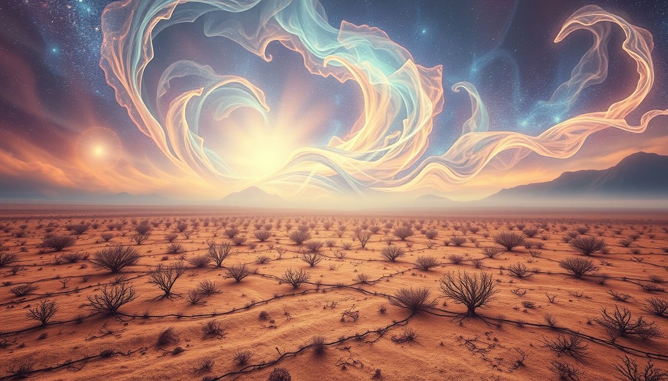 Een braakliggend veld symboliseert vaak verborgen angsten en ontwijking.