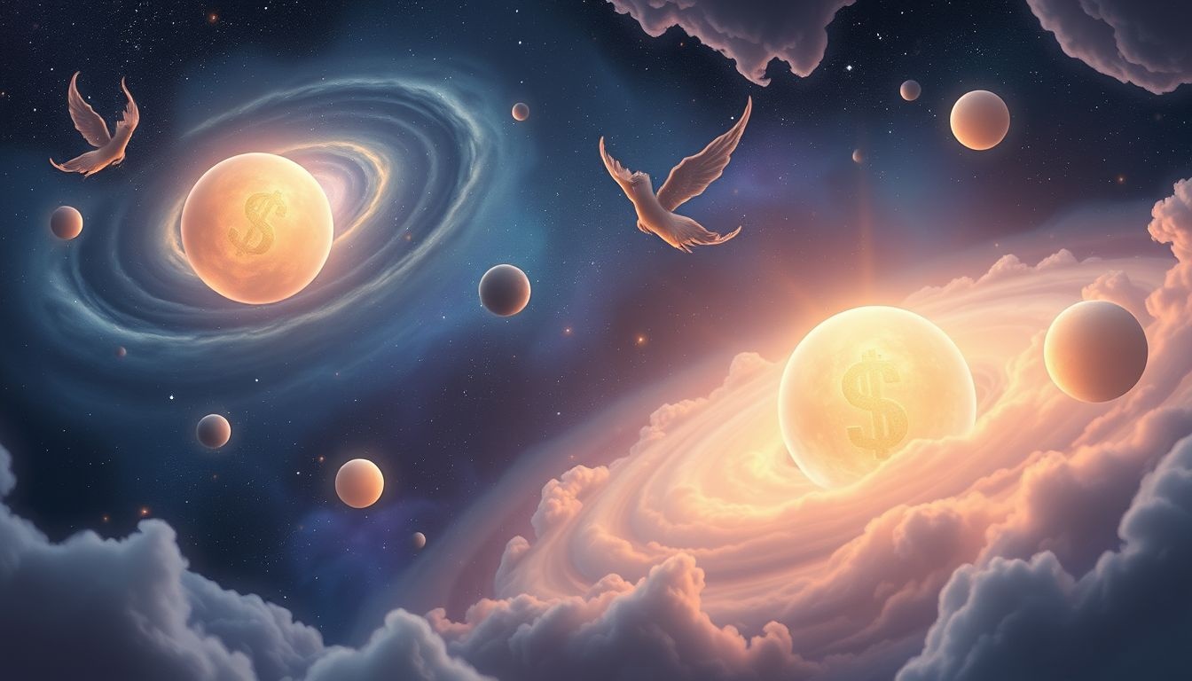 Dromen over krimpend spaargeld symboliseert financiële onzekerheid of verlies.