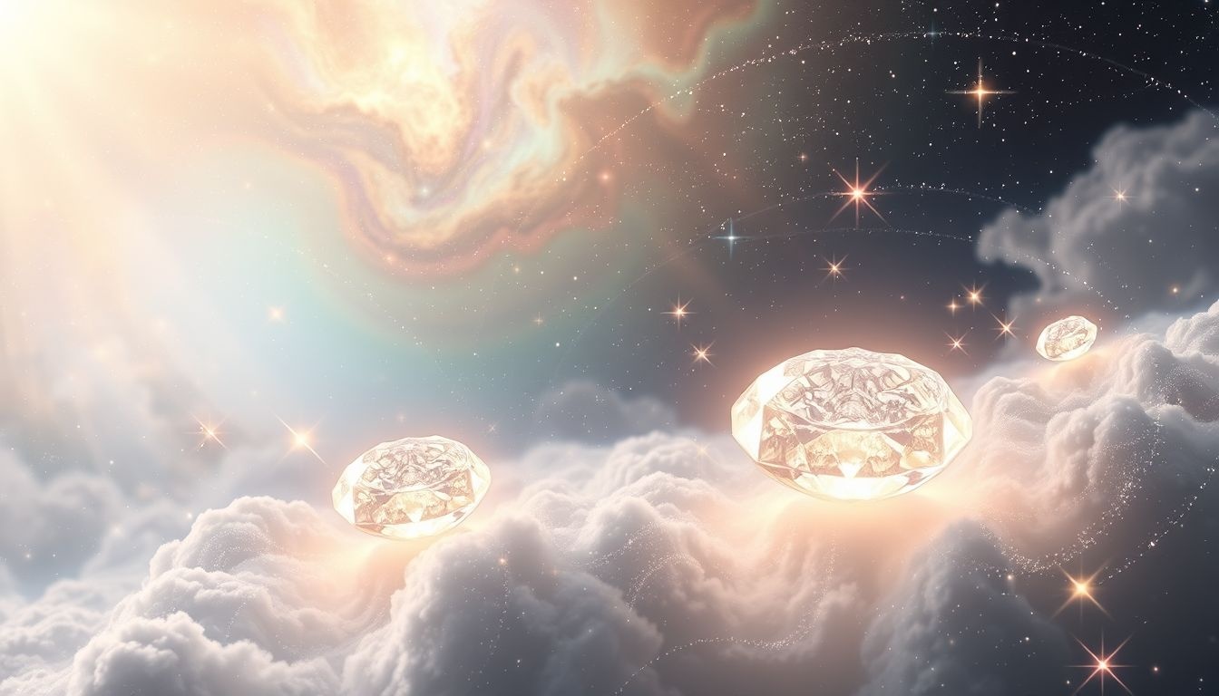Dromen over diamanten symboliseren zuiverheid en innerlijke kracht.