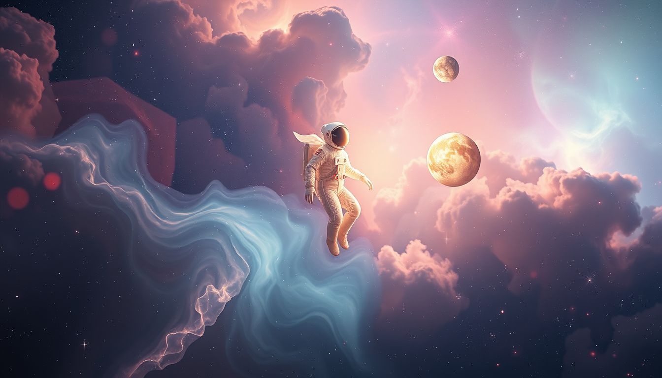 Dromen astronaut zijn symboliseert verlangen naar avontuur en ontdekkingen.