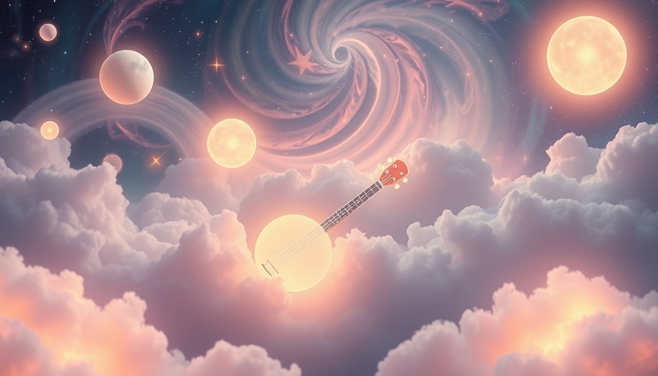 Dromen over een banjo symboliseert vreugde en innerlijke rust.