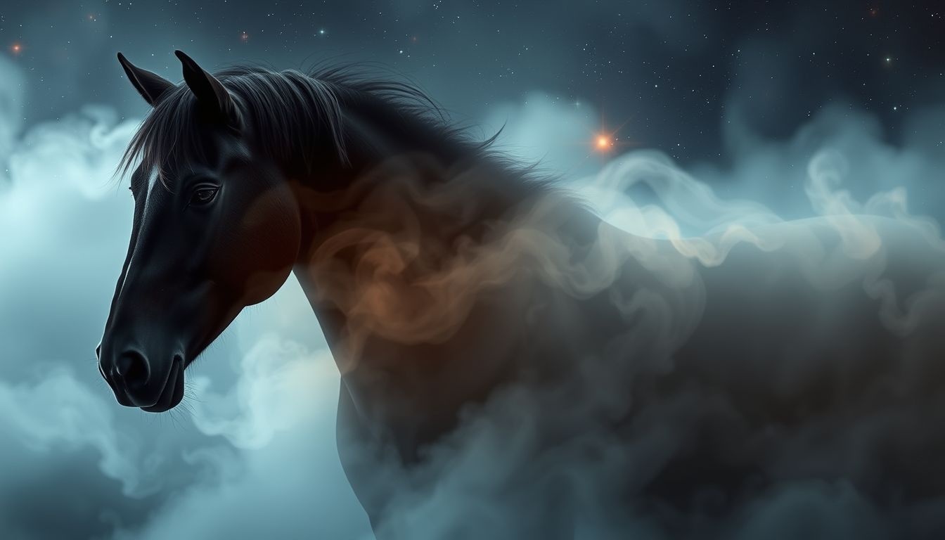 Dromen over een dood donkerbruin paard symboliseert vaak afsluiting en loslaten.