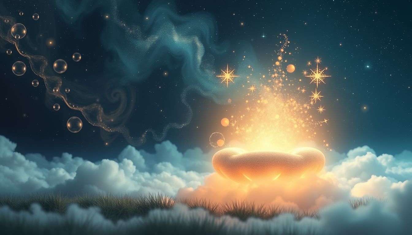 Dromen over buiten slapen op gebedskussen symboliseert spirituele vrijheid.