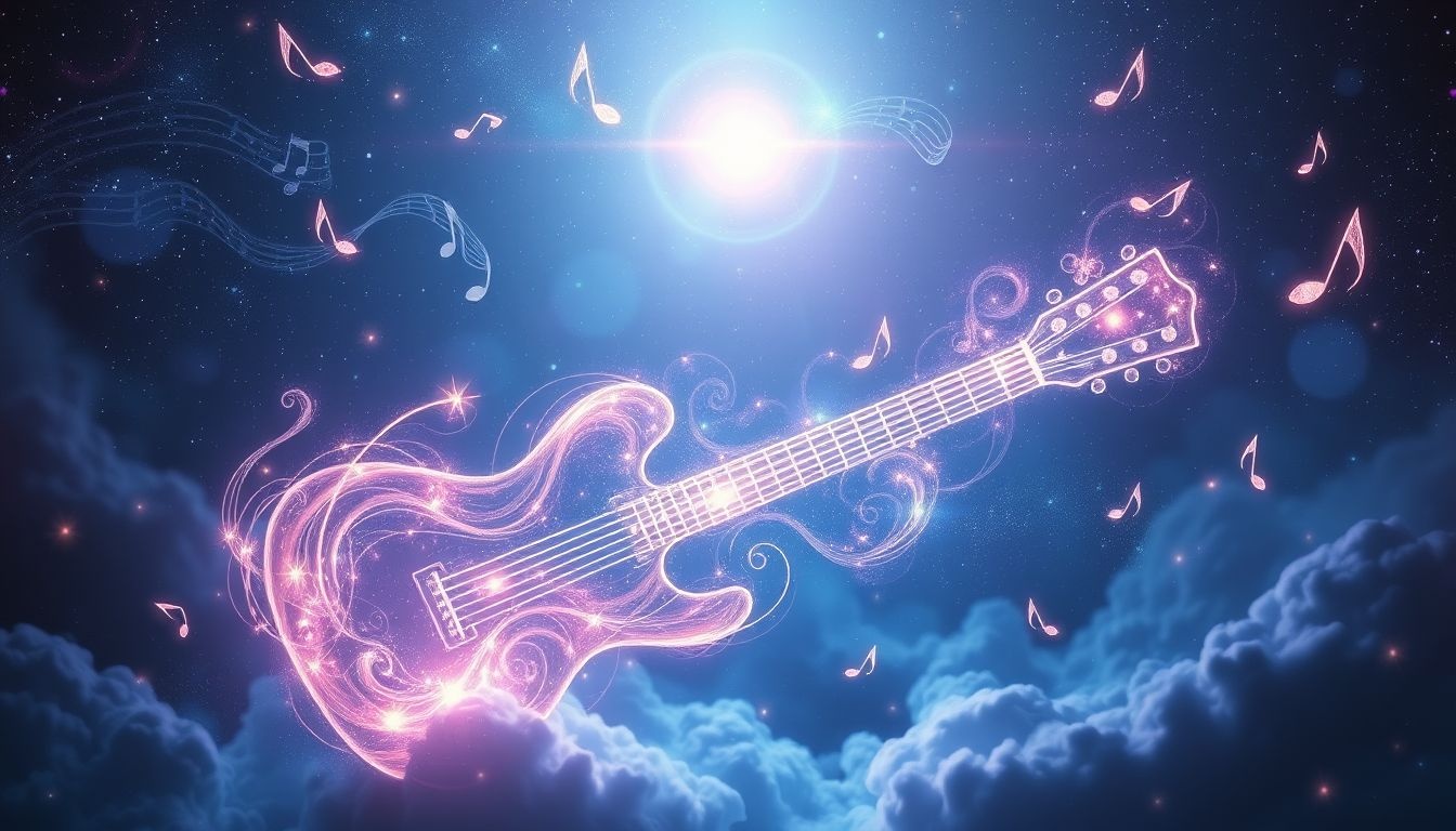 Dromen over gitaar symboliseren vaak passie en creatieve expressie.