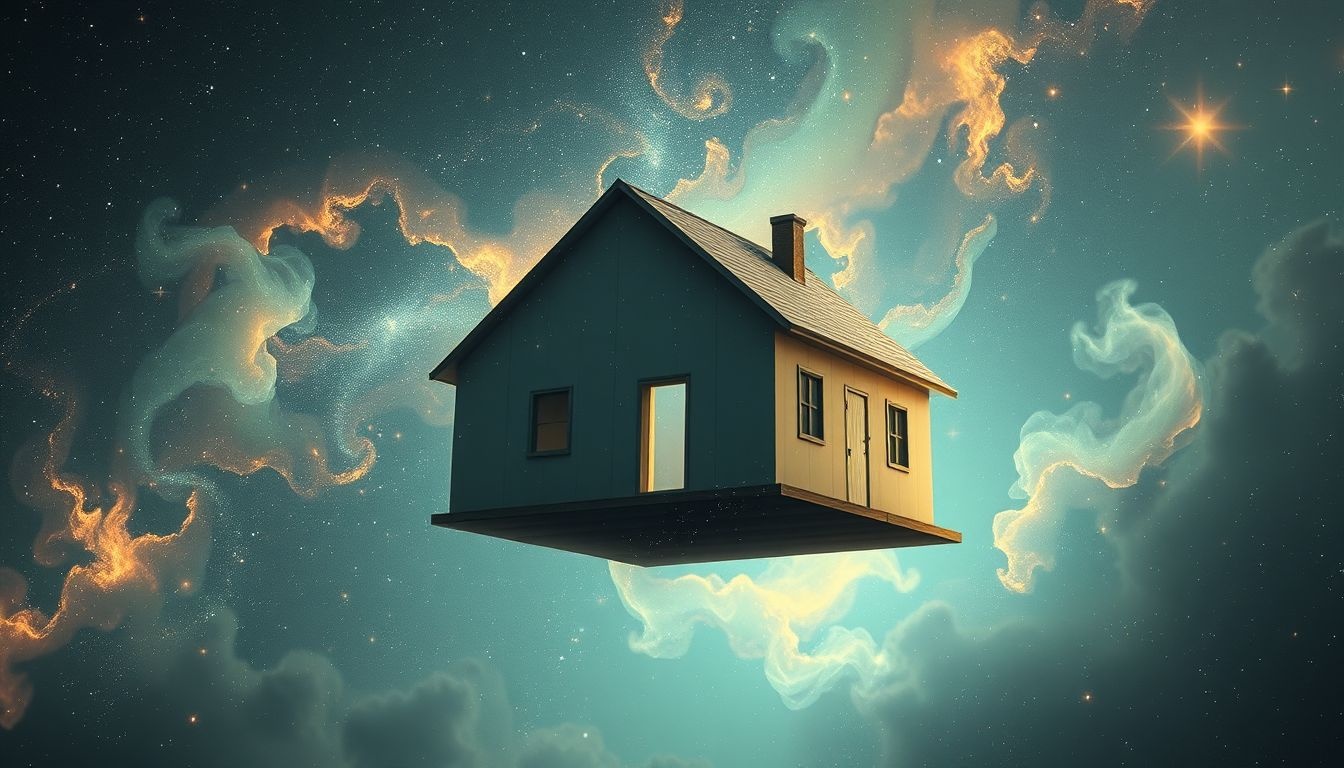 Dromen over een huis zonder deuren symboliseert gevoel van afgeslotenheid.