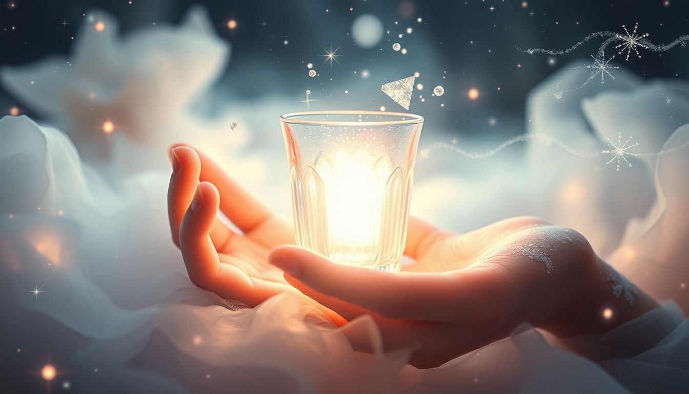 Dromen over andermans kristallen glas symboliseert gedeelde kwetsbaarheid.