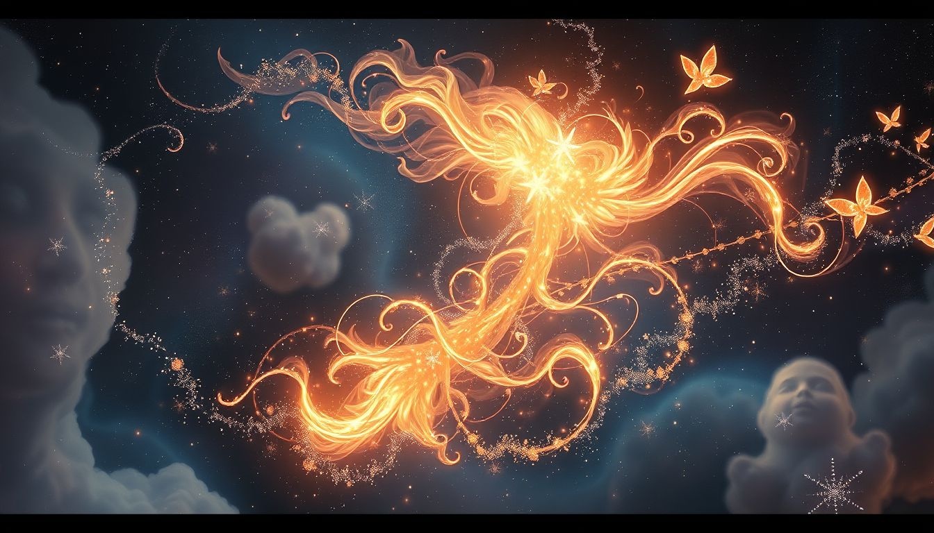 Dromen over een levendige geest symboliseren creatieve inspiratie en intuïtie.