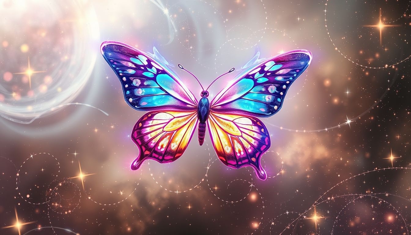 Dromen over levendige vlinders symboliseren vaak transformatie en vrijheid.