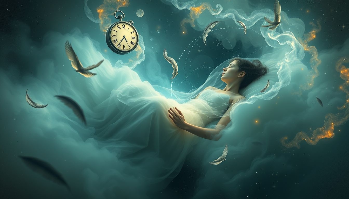 Wakker worden in paniek na een middagdutje kan stress symboliseren.