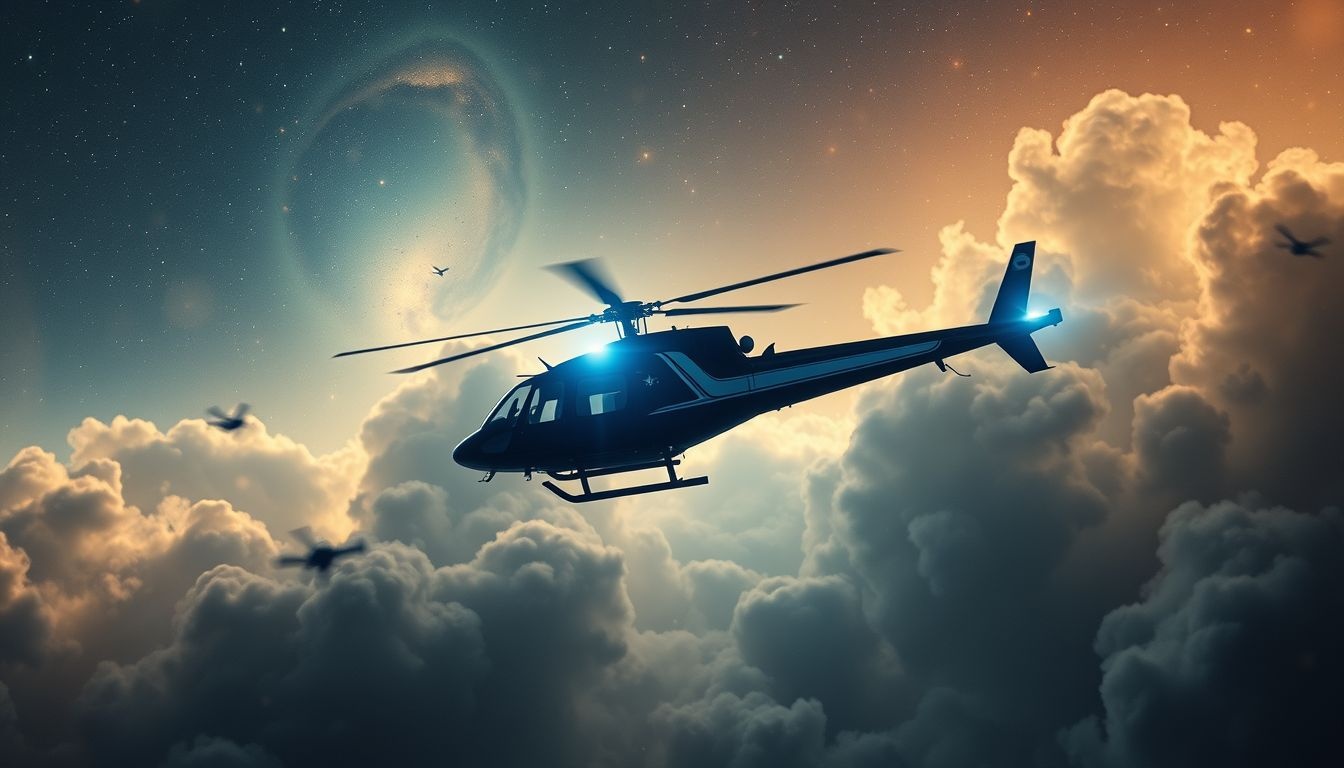 Dromen over politiehelikopter symboliseren controle en overzicht in situaties.