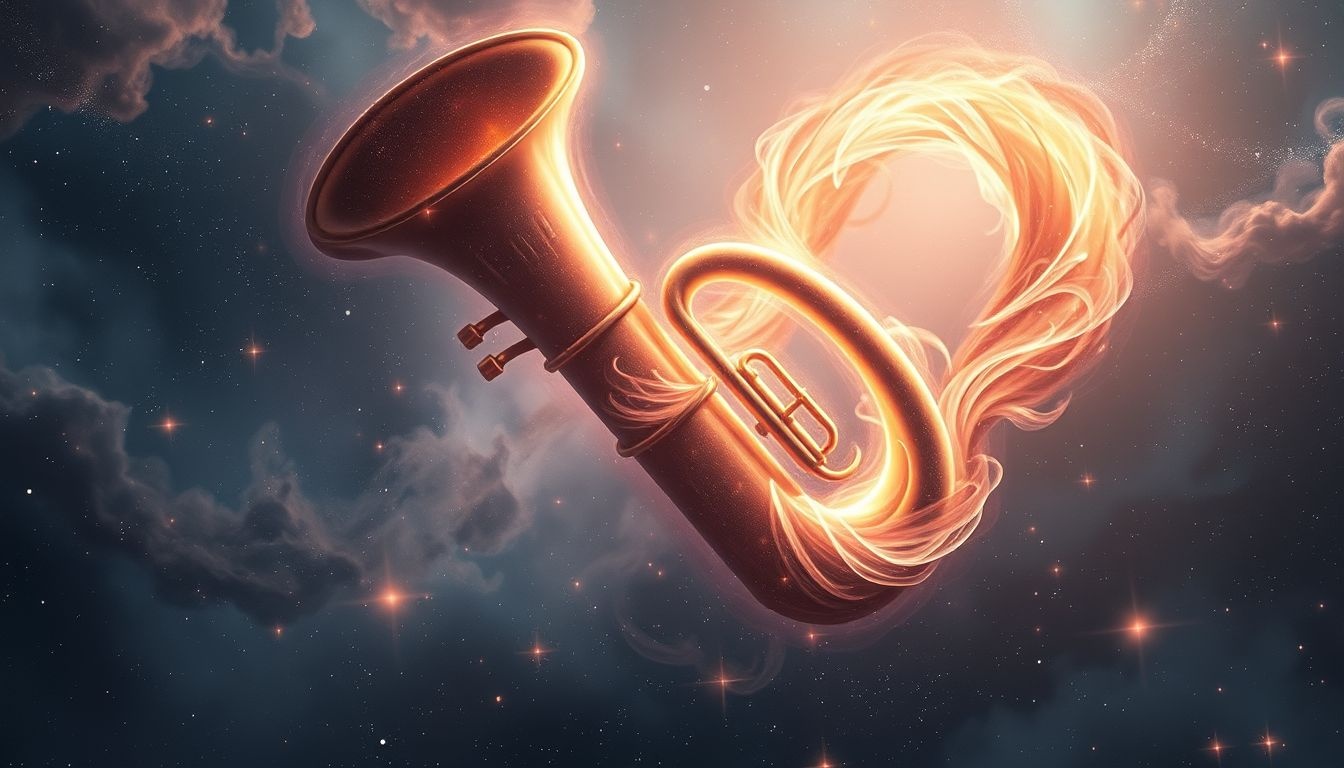 Dromen over een tuba symboliseren innerlijke kracht en indrukwekkende aanwezigheid.