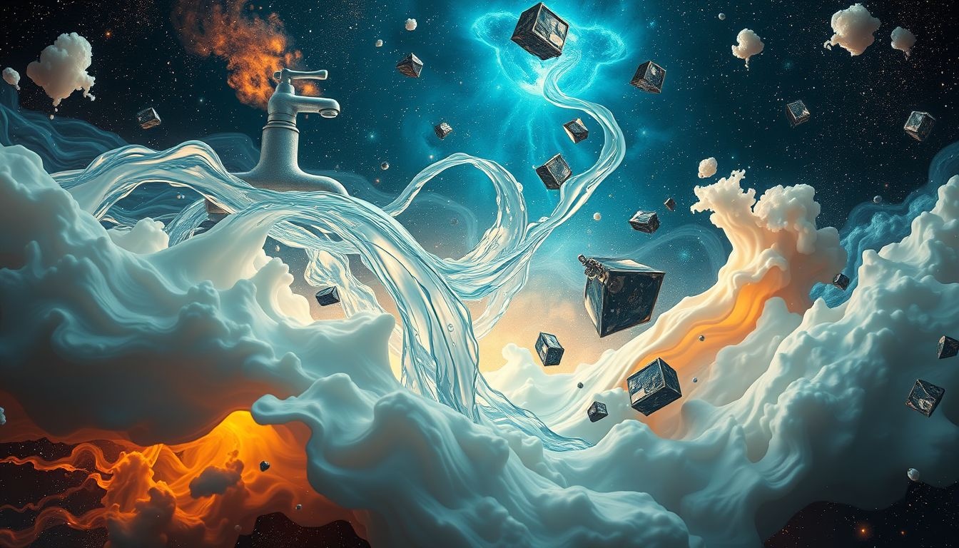 Een overstromende keukenkraan symboliseert emotionele chaos en stress.