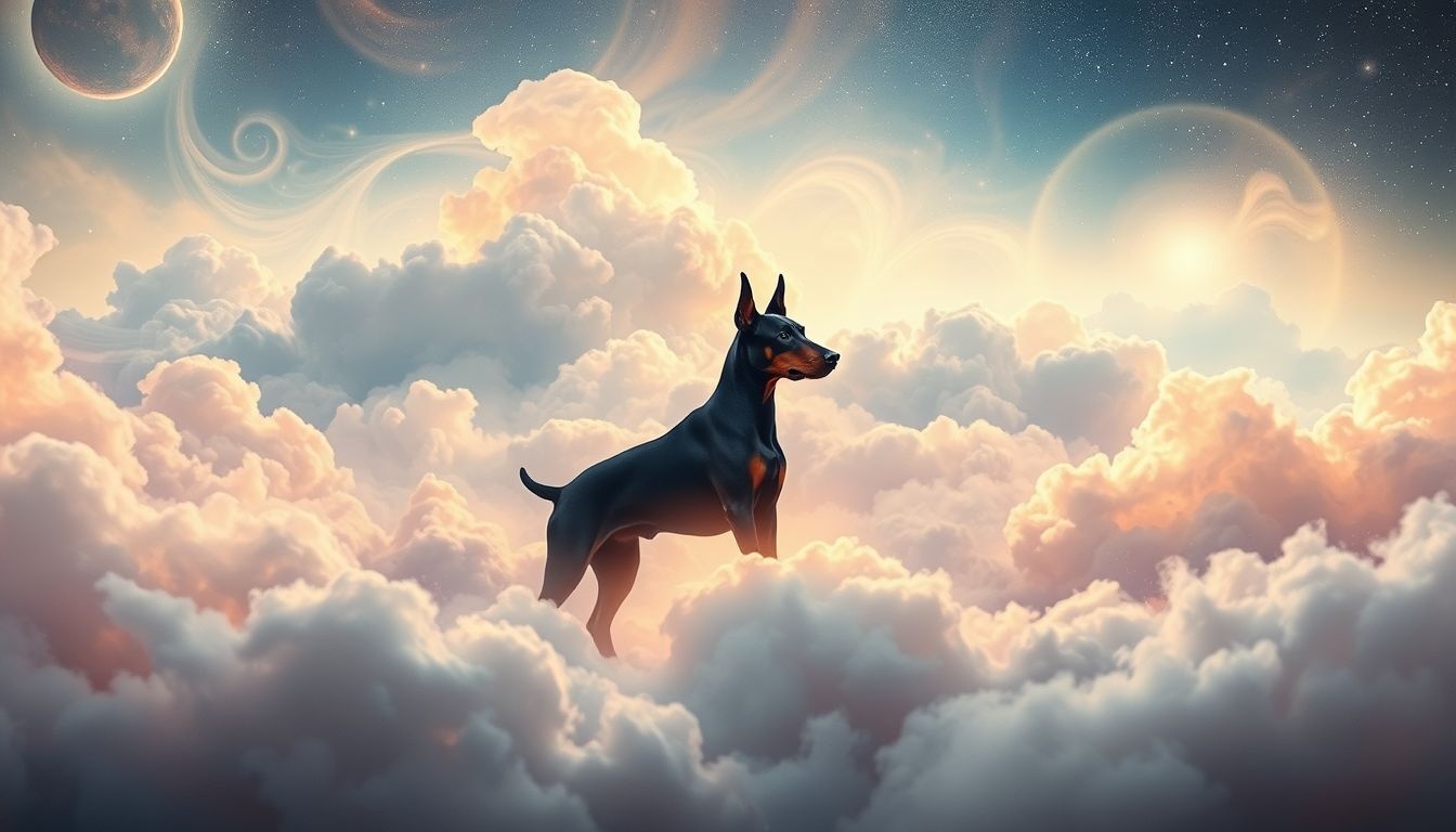 Dromen over een Dobermann symboliseert vaak waakzaamheid en beschermingsdrang.