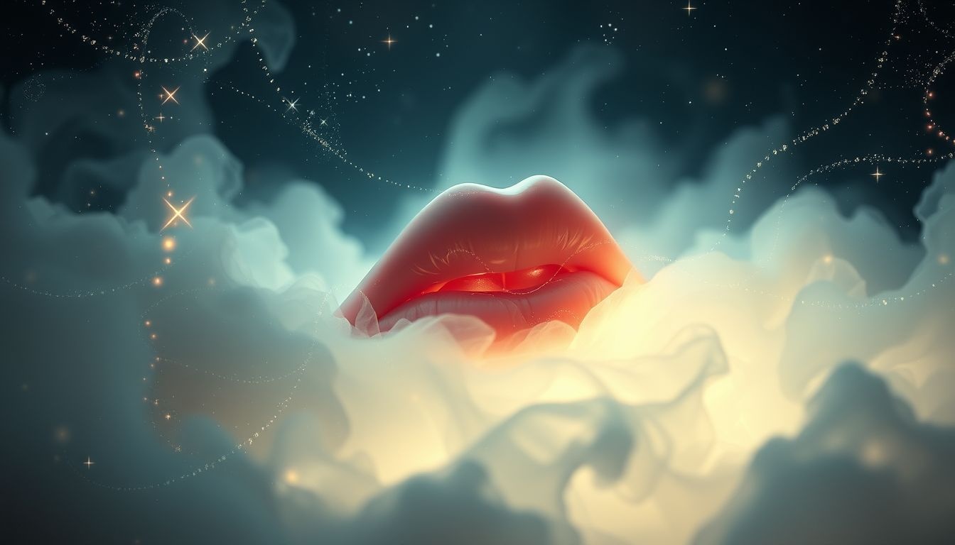 Dromen over koude lippen symboliseren verborgen emoties en stilte.