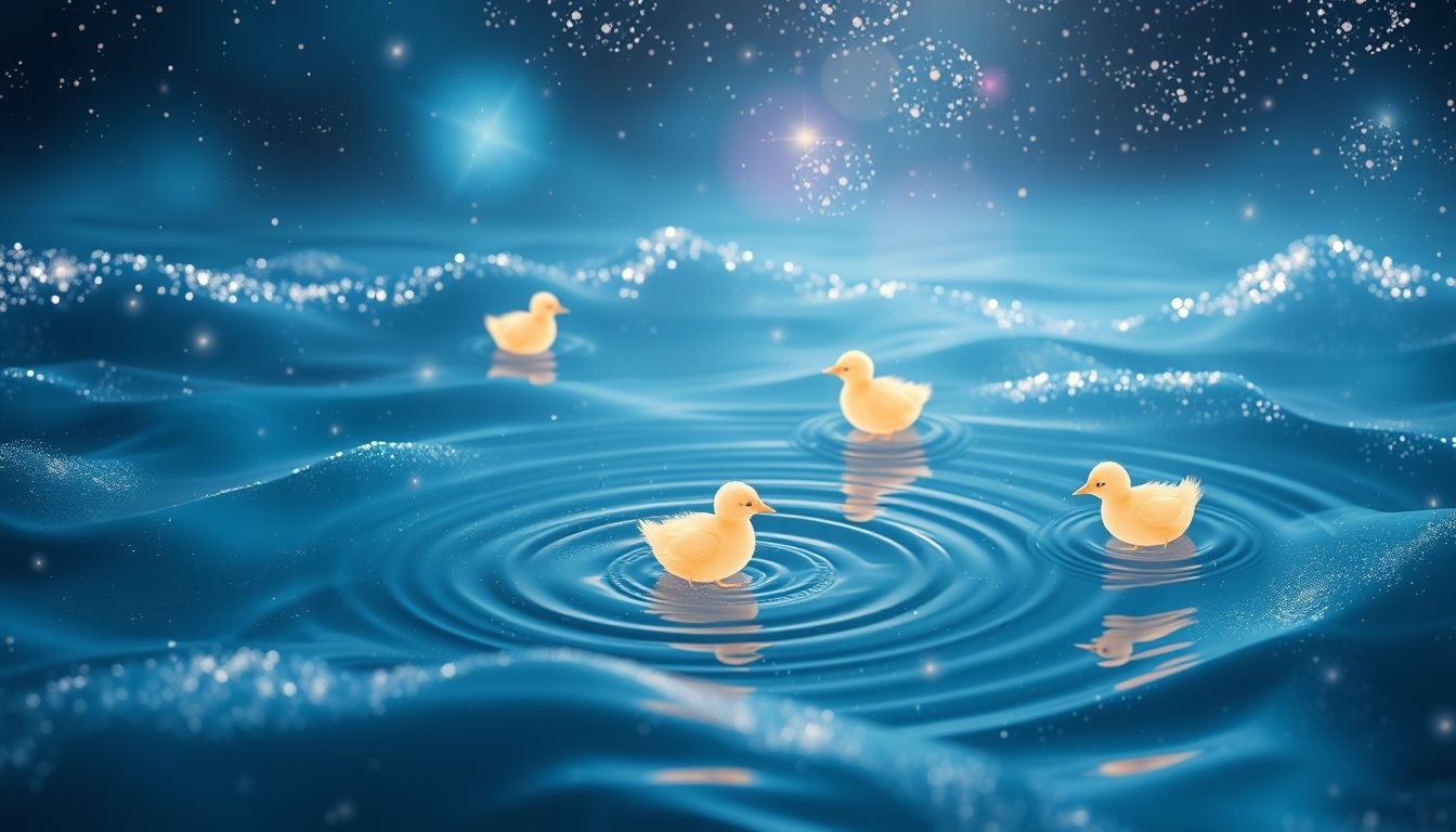 Dromen over kuikens in water symboliseren emotionele groei en kwetsbaarheid.