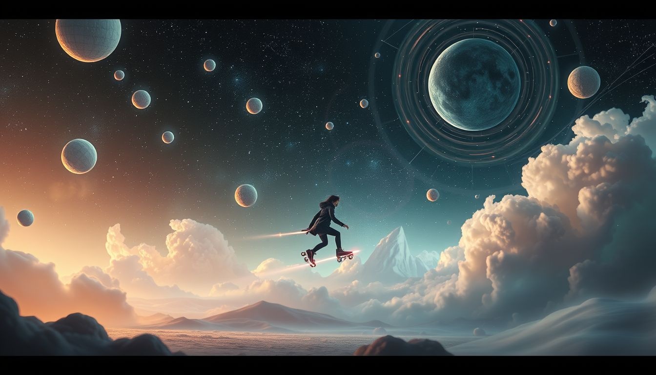 Dromen over rolschaatsen symboliseren balans vinden in onbekende situaties.