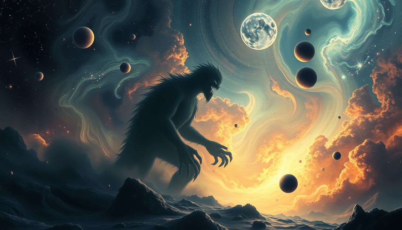 Dromen over een monster symboliseren vaak innerlijke angsten en uitdagingen.