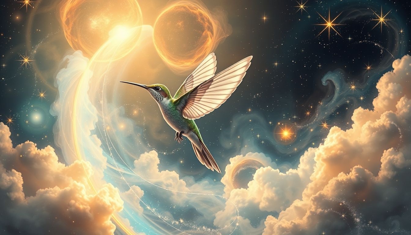 Een kolibrie in dromen symboliseert vreugde en lichte veranderingen.